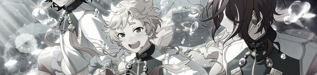 Black and white image of (Beyond the Illusion) Sora Harukawa CG2